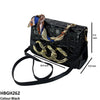 Silk Scarf Linked Chain Bag