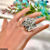 Tear Flower Ring Adjustable