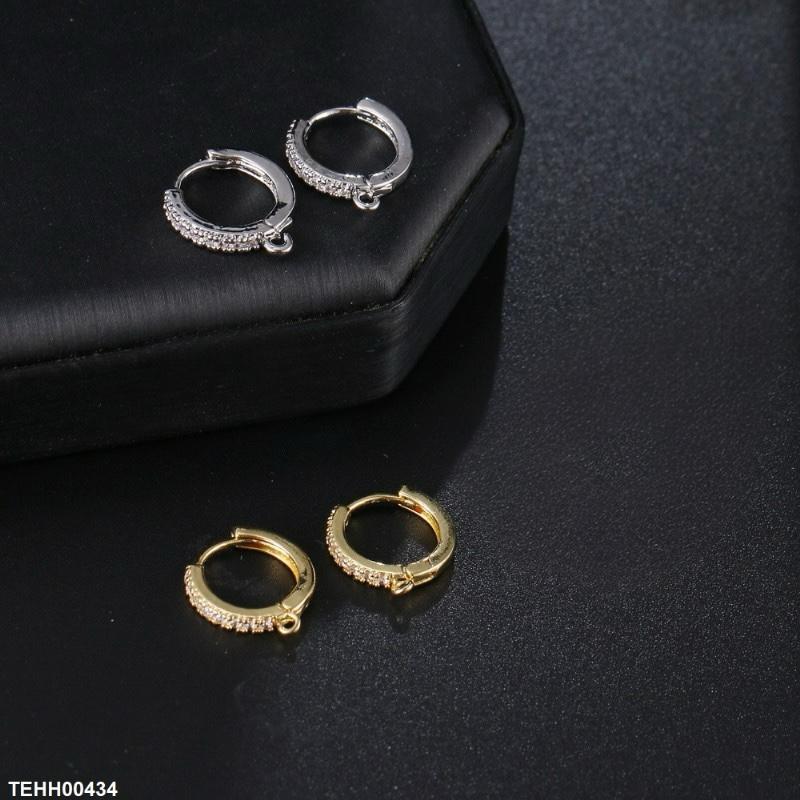 Round Ear Hoops Pair
