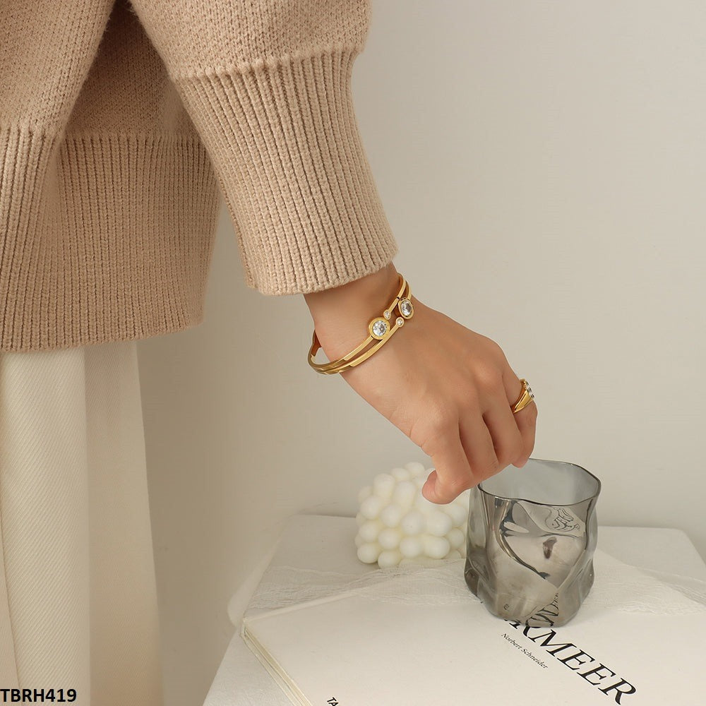 Double Round Bracelet Adjustable