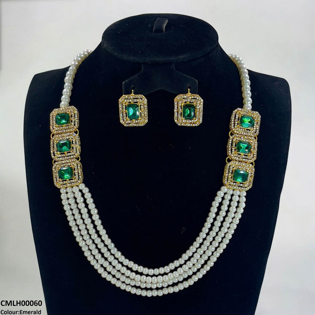 Rectangle Pearl Mala Set
