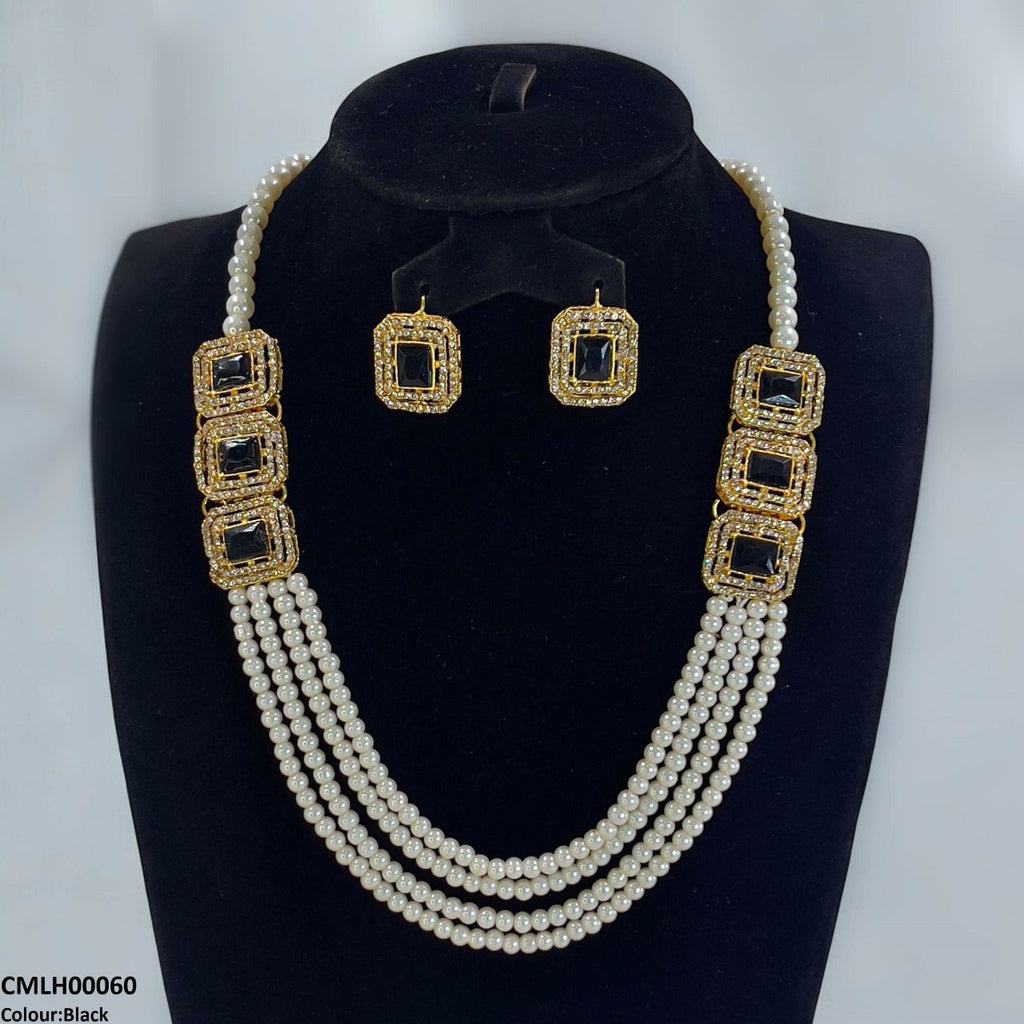 Rectangle Pearl Mala Set