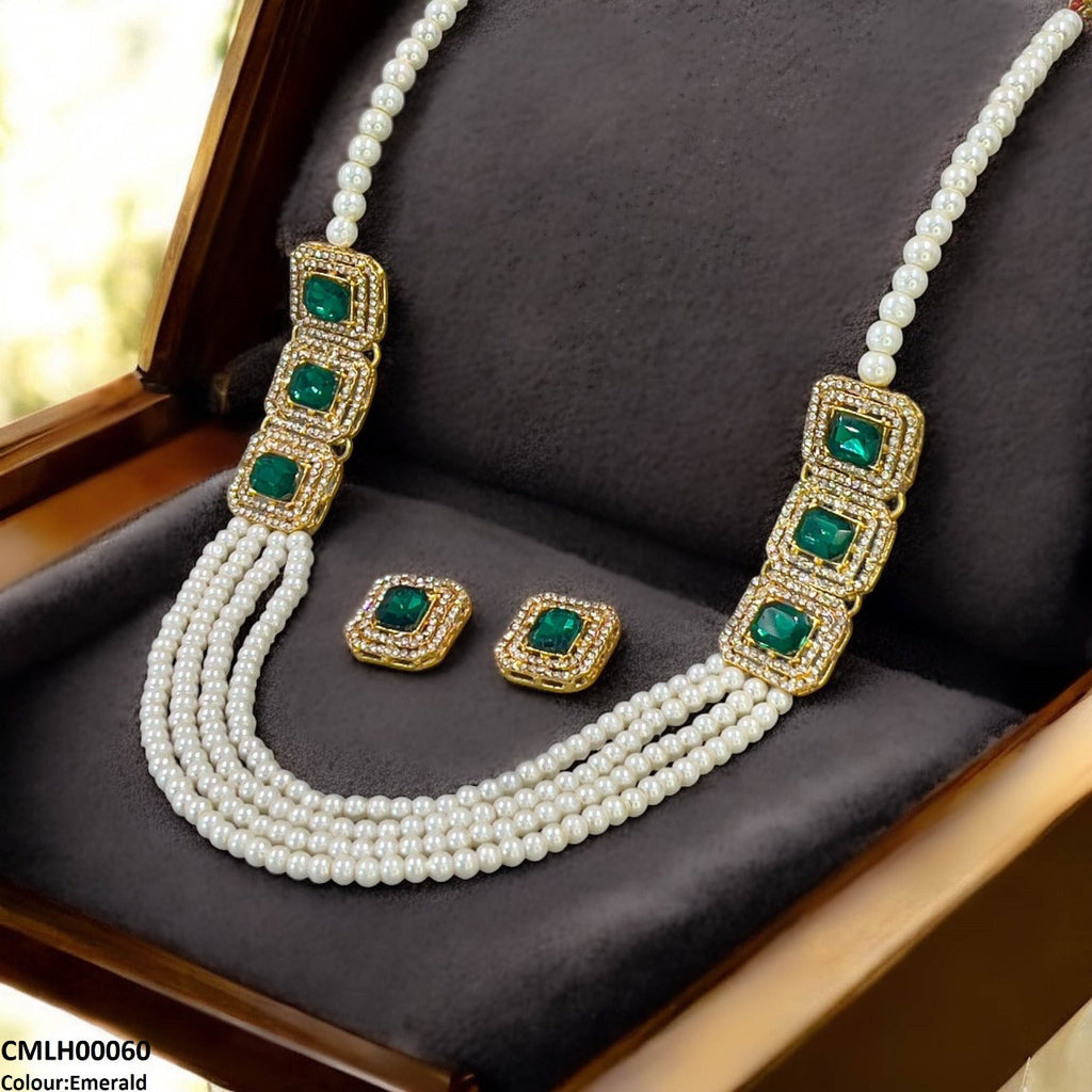 Rectangle Pearl Mala Set