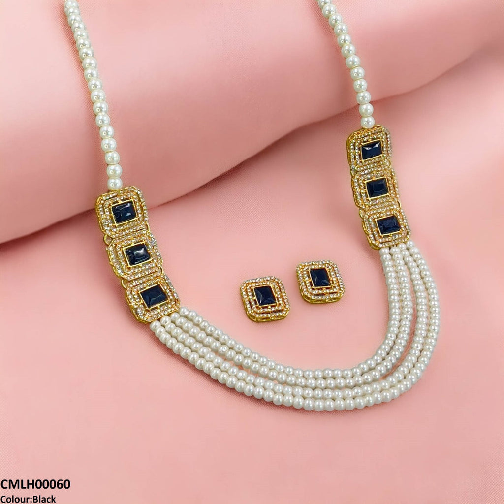 Rectangle Pearl Mala Set