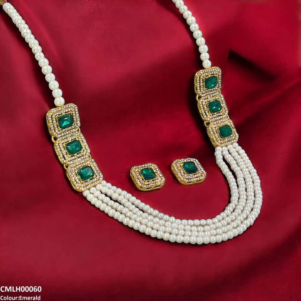 Rectangle Pearl Mala Set