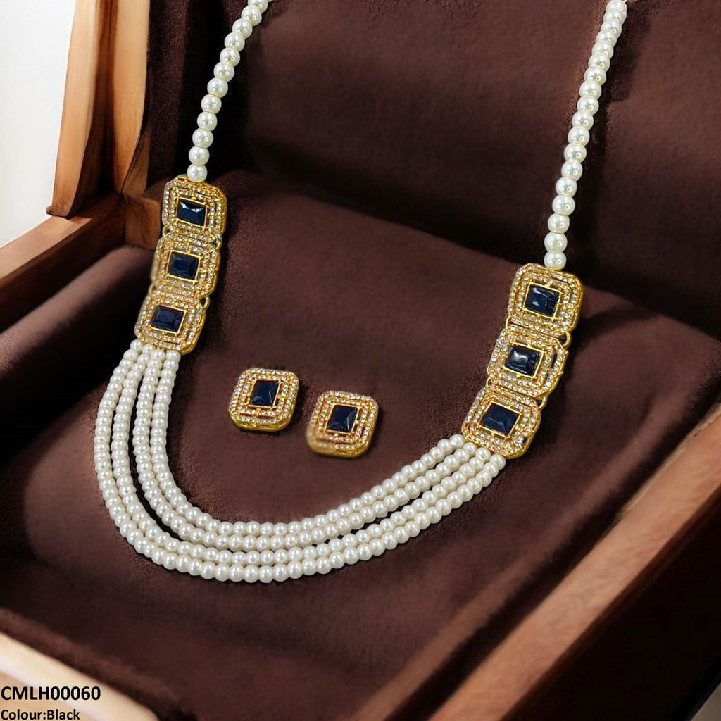 Rectangle Pearl Mala Set