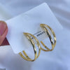 Round-X Ear Hoops Pairs
