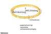 Trendy Linked Bracelet Openable