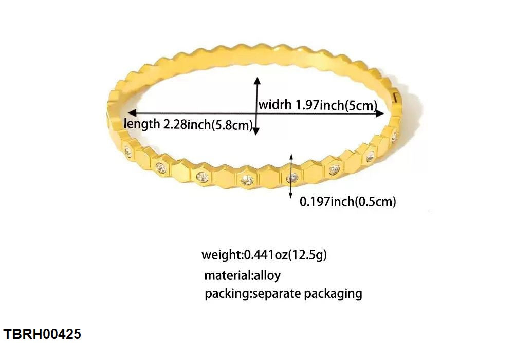 Trendy Linked Bracelet Openable