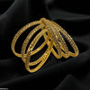 Double Rope Twist Bangles 6 Pcs Set