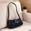 Midnight Buckle Armpit Ladies Hand Bag