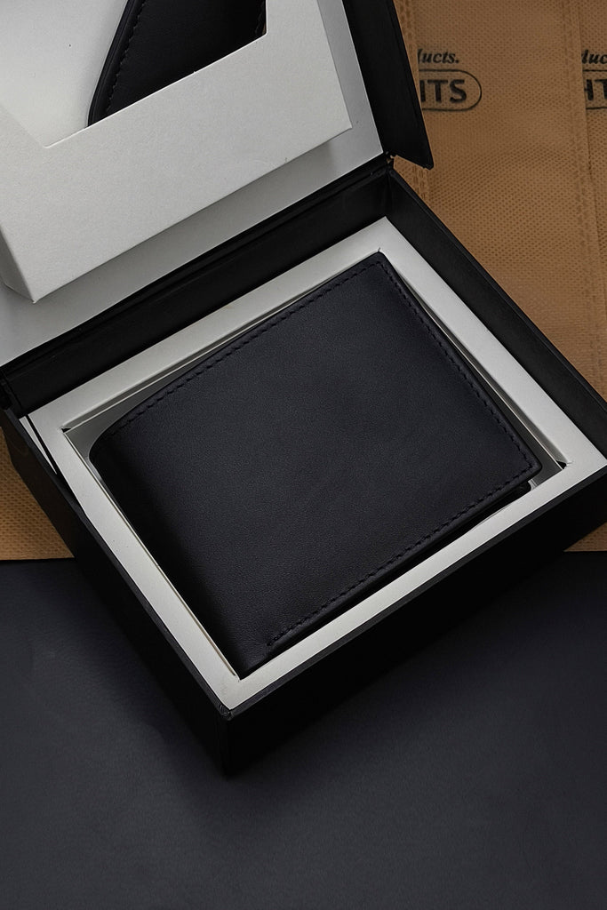 Leather Wallet Gift Set (GS-002 Black)