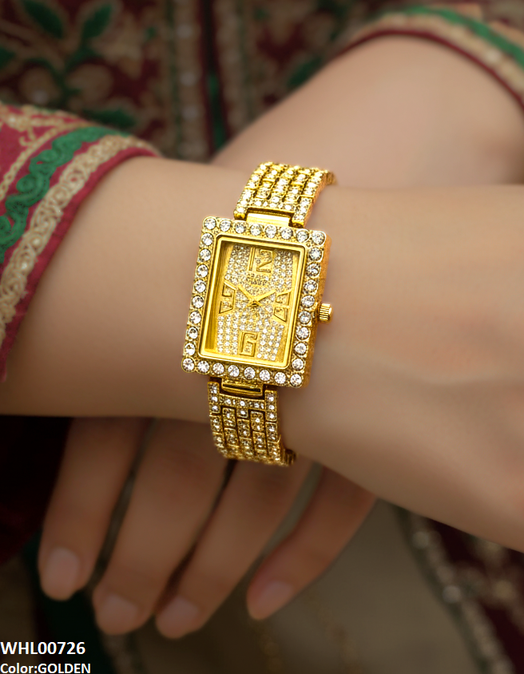 Rectangle Dial Women's Watch