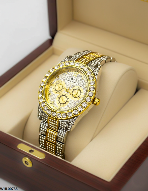 Round Rhinestone Women's Watch
