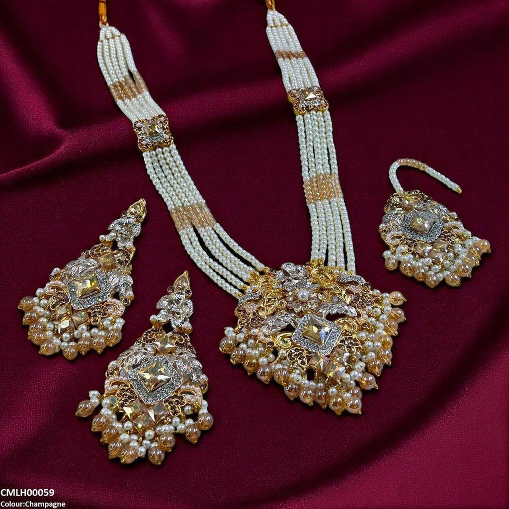 Pearl Flower Mala Set