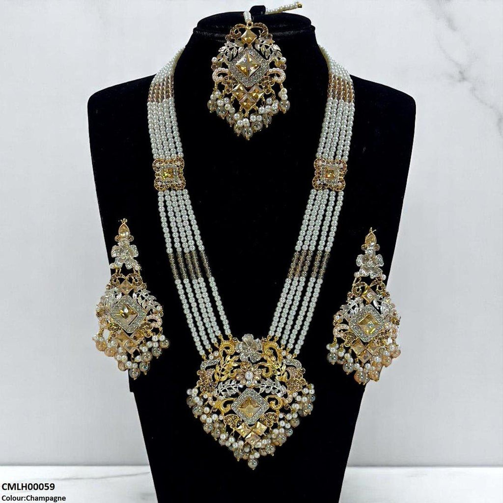 Pearl Flower Mala Set