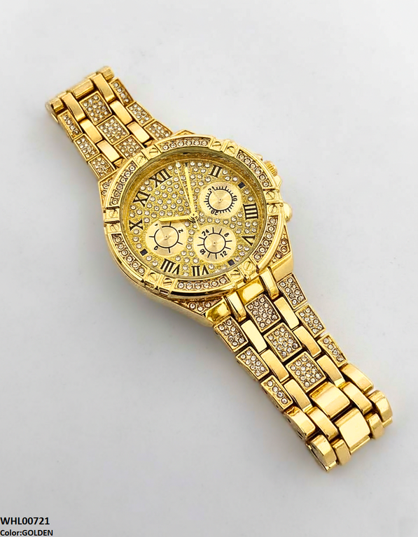 Round Rhinestone Women's Watch