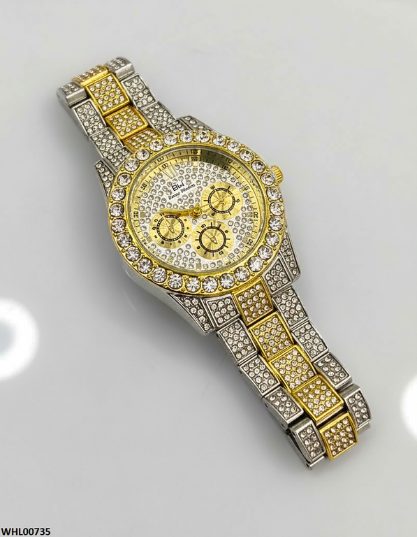 Round Rhinestone Women's Watch