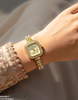 Square Stone Dial Women's Watch