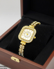 Square Stone Dial Women's Watch