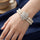 Tear Flower Pearl Bracelet