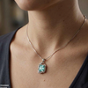 Leaf/Square Pendant