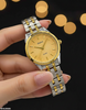 Round Champagne Dial Women's Watch