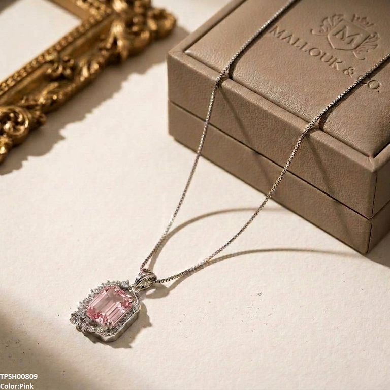 Leaf/Square Pendant