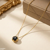 Stainless Steel Round Drop Pendant