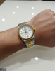 Round Honeycomb Dial Men's Watch