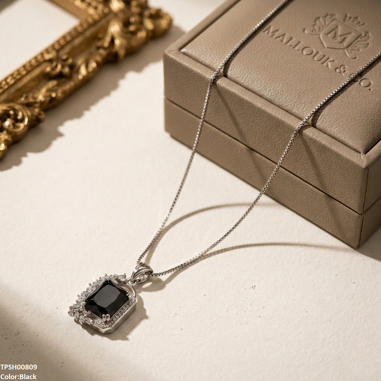 Leaf/Square Pendant