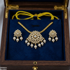 Round Pearl Drop South Indian Necklace Set