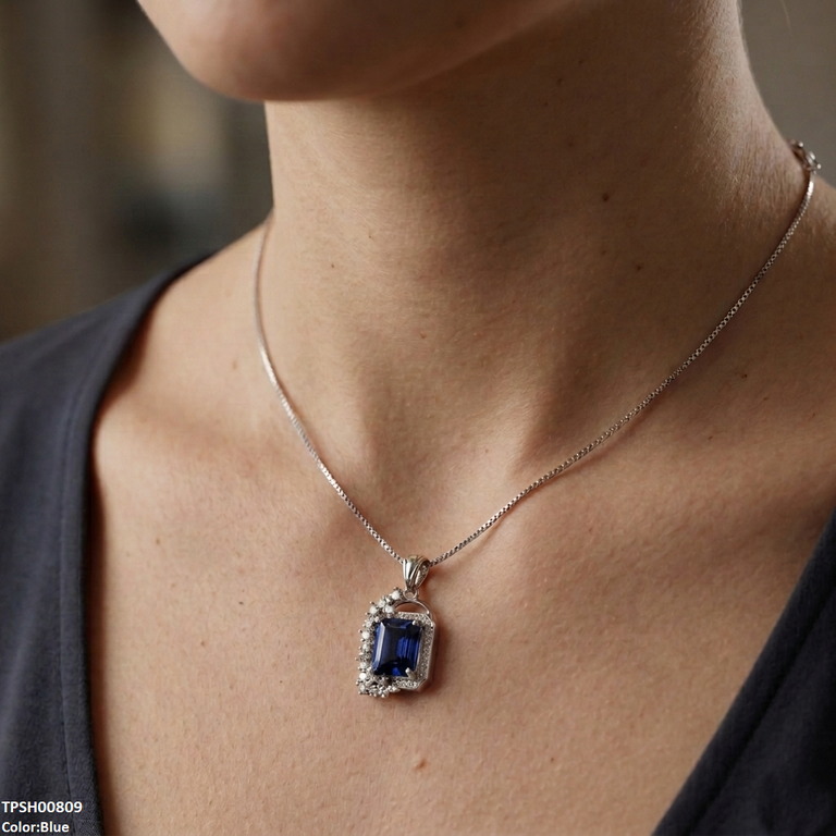 Leaf/Square Pendant