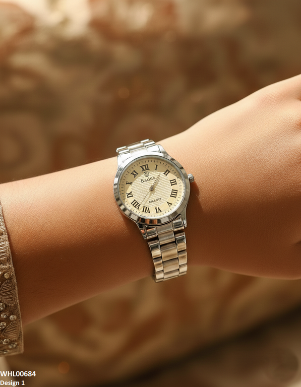 Round Dial Women's Watch
