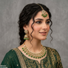 Tear Pearl Drop Rajwari Necklace Set