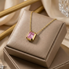Stainless Steel Rectangle Drop Pendant
