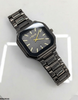 Square Black Dial Men's Watch