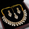 Flower/Tear Necklace Set