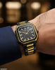 Square Bezel Men's Watch
