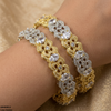 Oval Stone Bangle Set