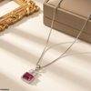 Bow Square Pendant