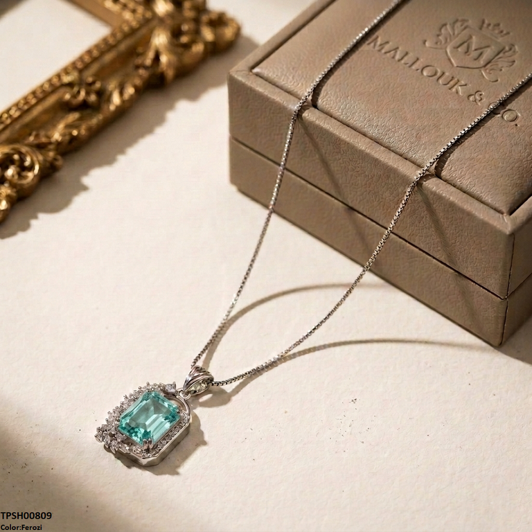 Leaf/Square Pendant