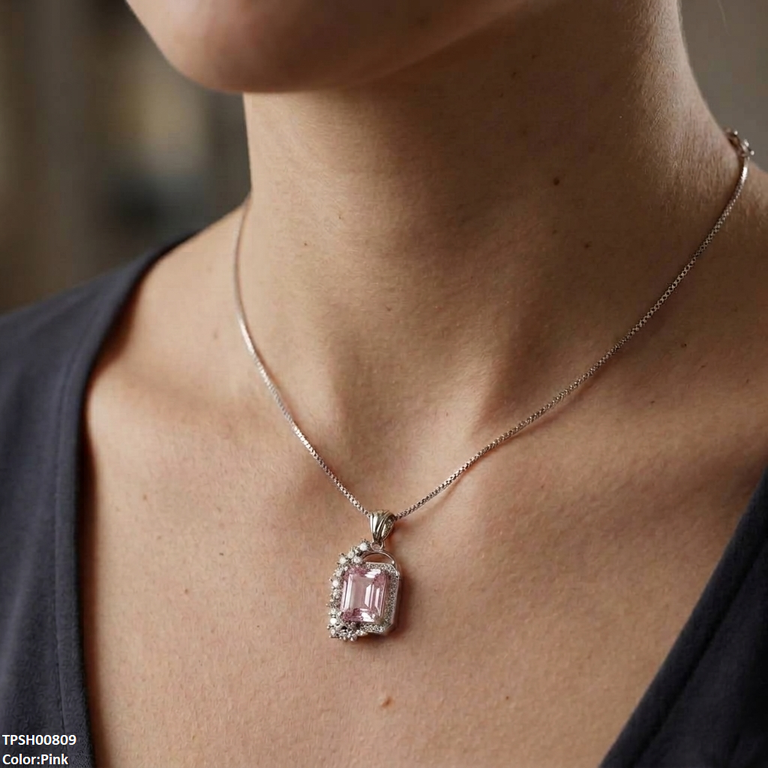 Leaf/Square Pendant