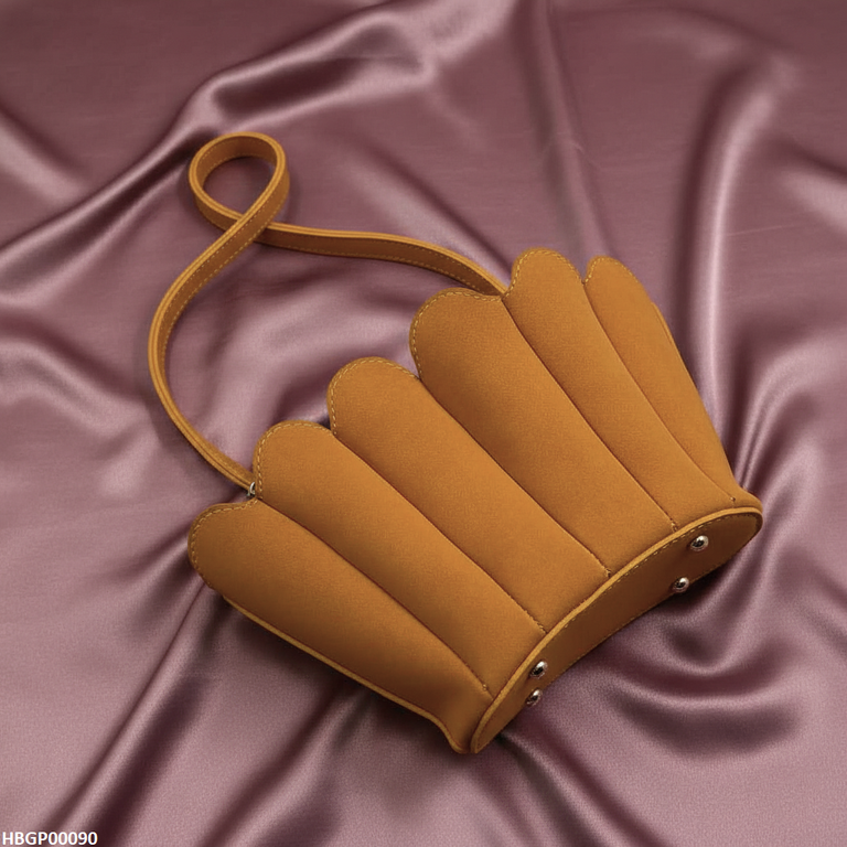 Velvet Shell Ladies Handbag
