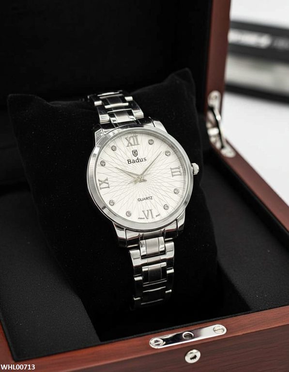 Round Flower Dial Women's Watch