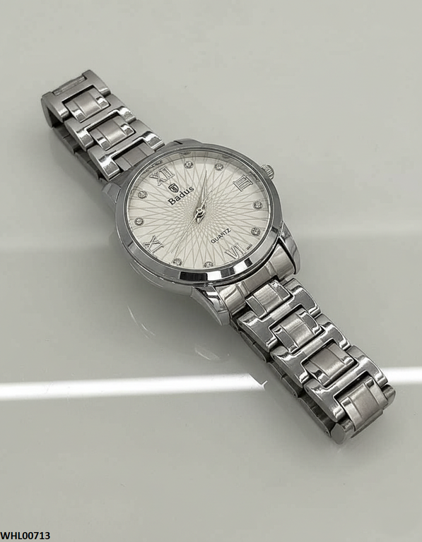 Round Flower Dial Women's Watch