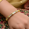 Stone Cross Bracelet Openable