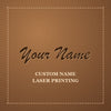 Custom name laser printing