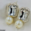 Radiant Pearl Earrings Drop Pair