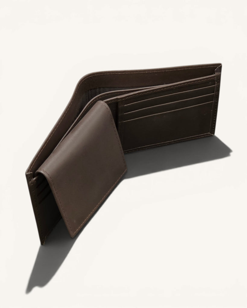 Genuine Leather Wallet (W-112 Black)